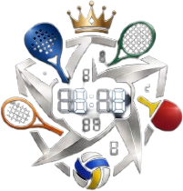 Padel score screen logo - AYM Score live court scoring